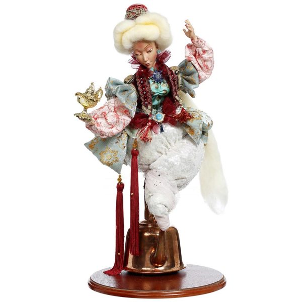 Mr 51 59016 Mark Roberts Christmas Dolls Reve De Genie Doll Red Blue