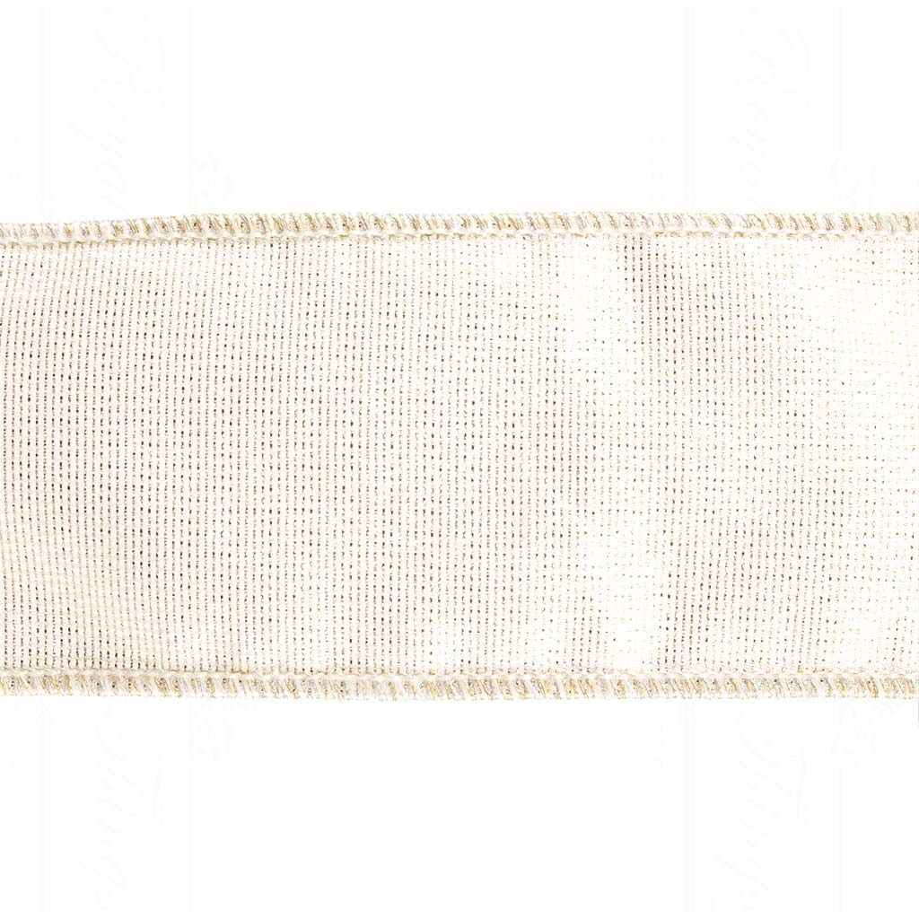 goodwill christmas ribbon faux satin glossy plain ribbon cream zn 06154 rotated Goodwill Christmas Ribbon Faux Satin Glossy Plain Ribbon Cream Zn 06154